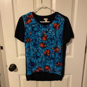 J.Crew Mixed Media Sweater